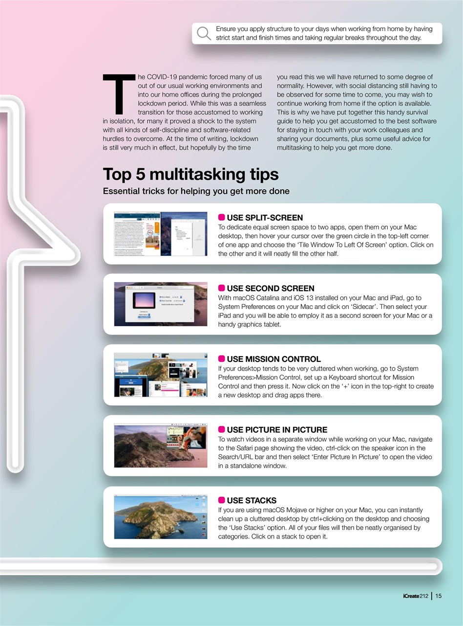 iCreate Preview Pages