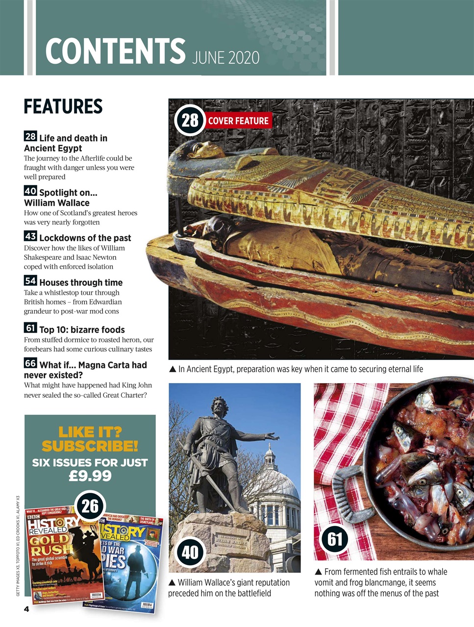 BBC History Revealed Magazine Preview Pages
