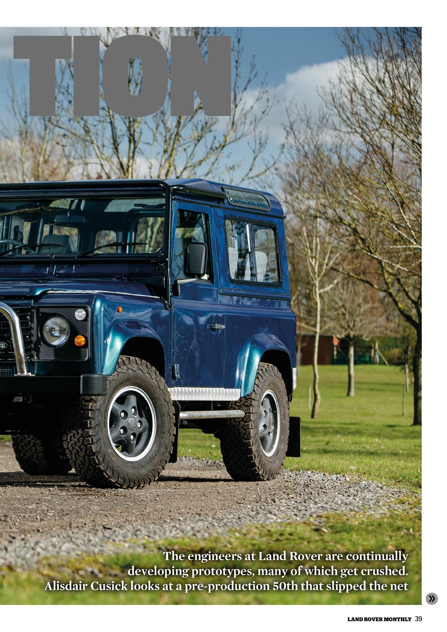 Land Rover Monthly Preview Pages