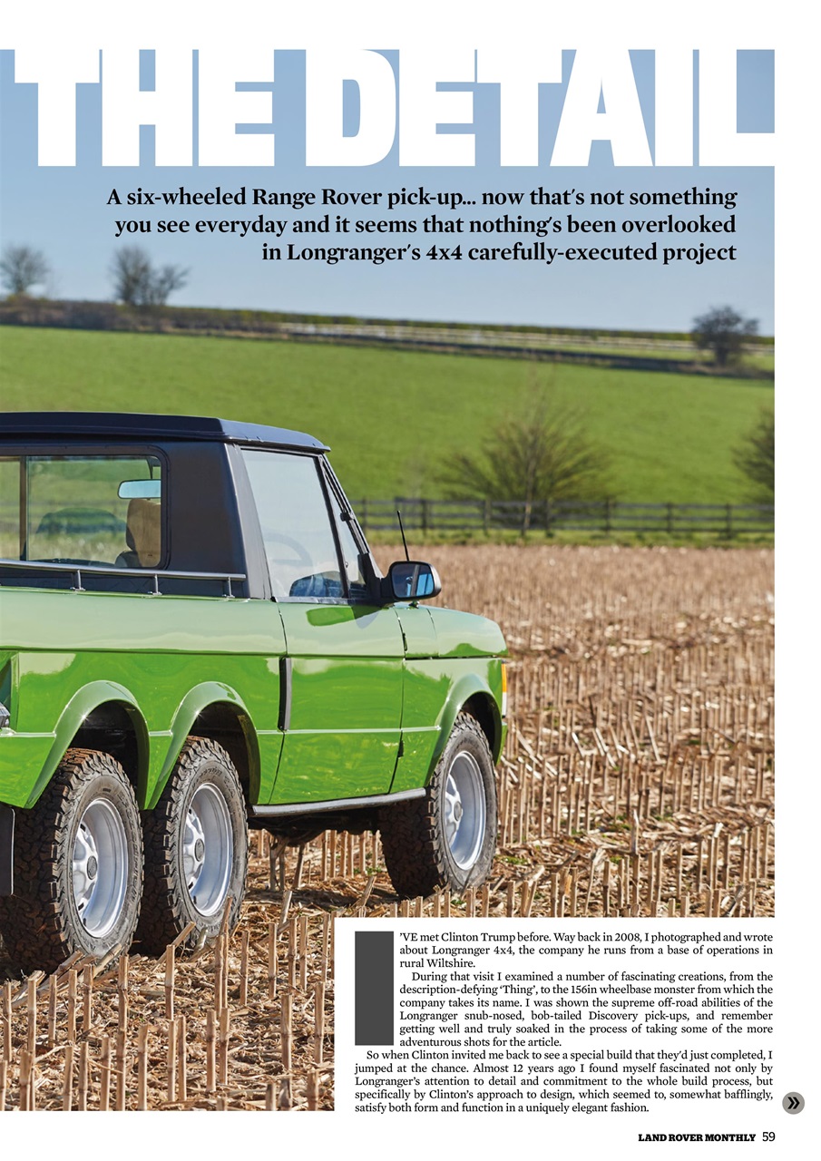 Land Rover Monthly Preview Pages