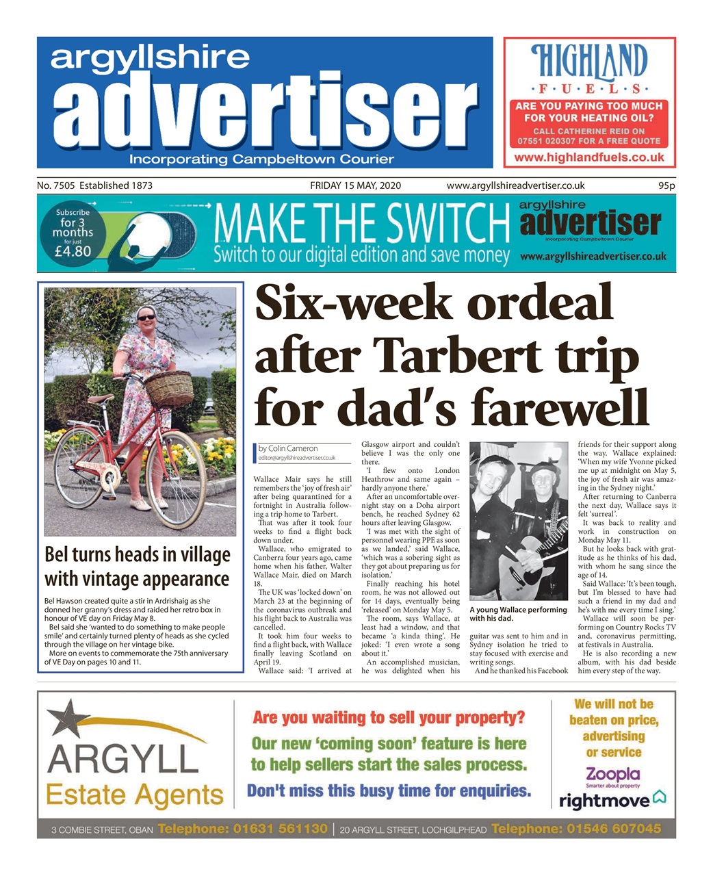 Argyllshire Advertiser Preview Pages