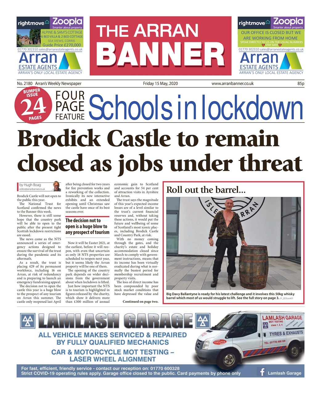 Arran Banner Preview Pages