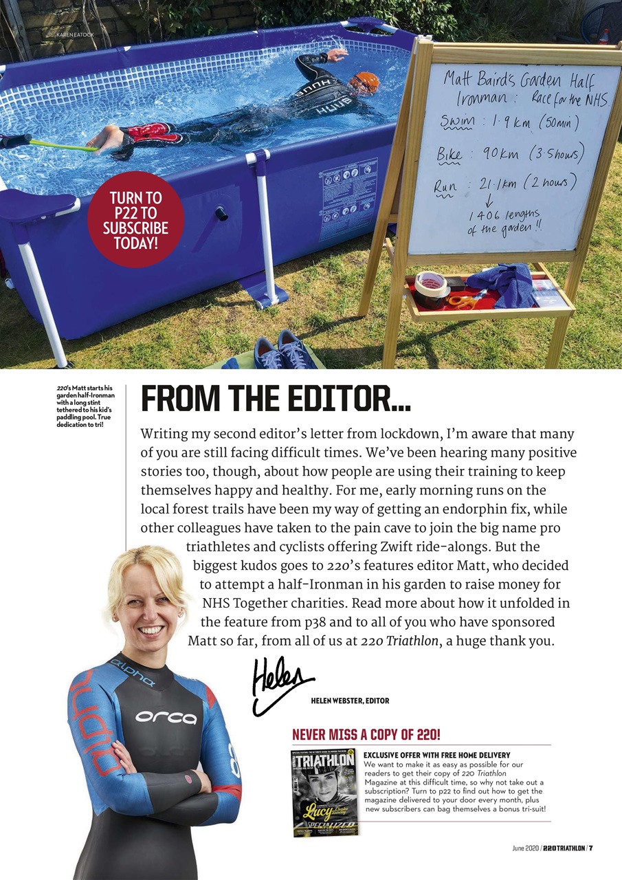 220 Triathlon Magazine Preview Pages
