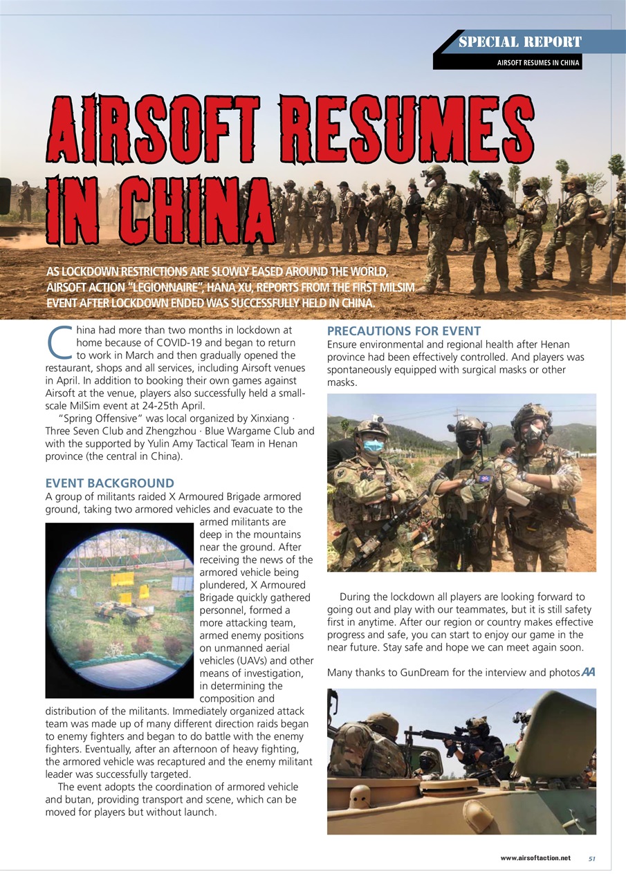 Airsoft Action Preview Pages