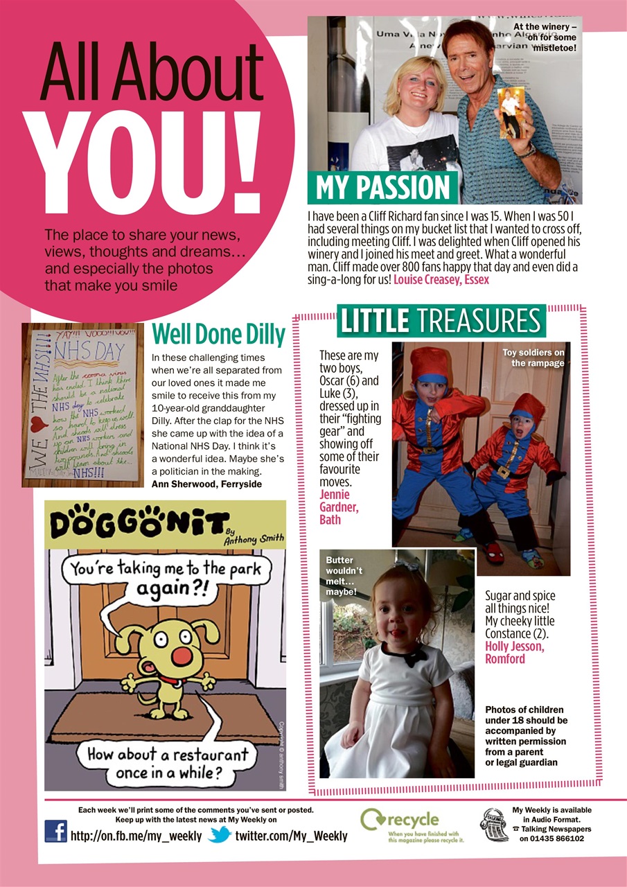 My Weekly Preview Pages