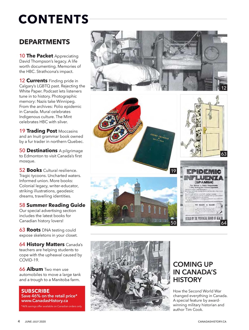 Canada's History Preview Pages