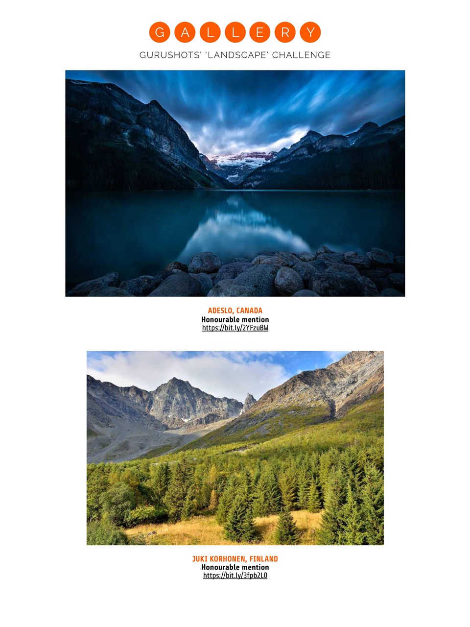 Photography Week Preview Pages