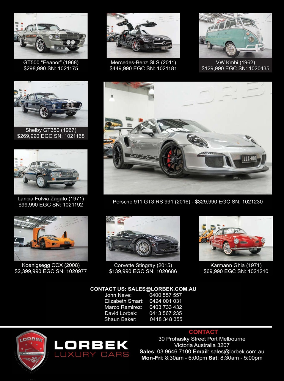 JUST CARS Preview Pages