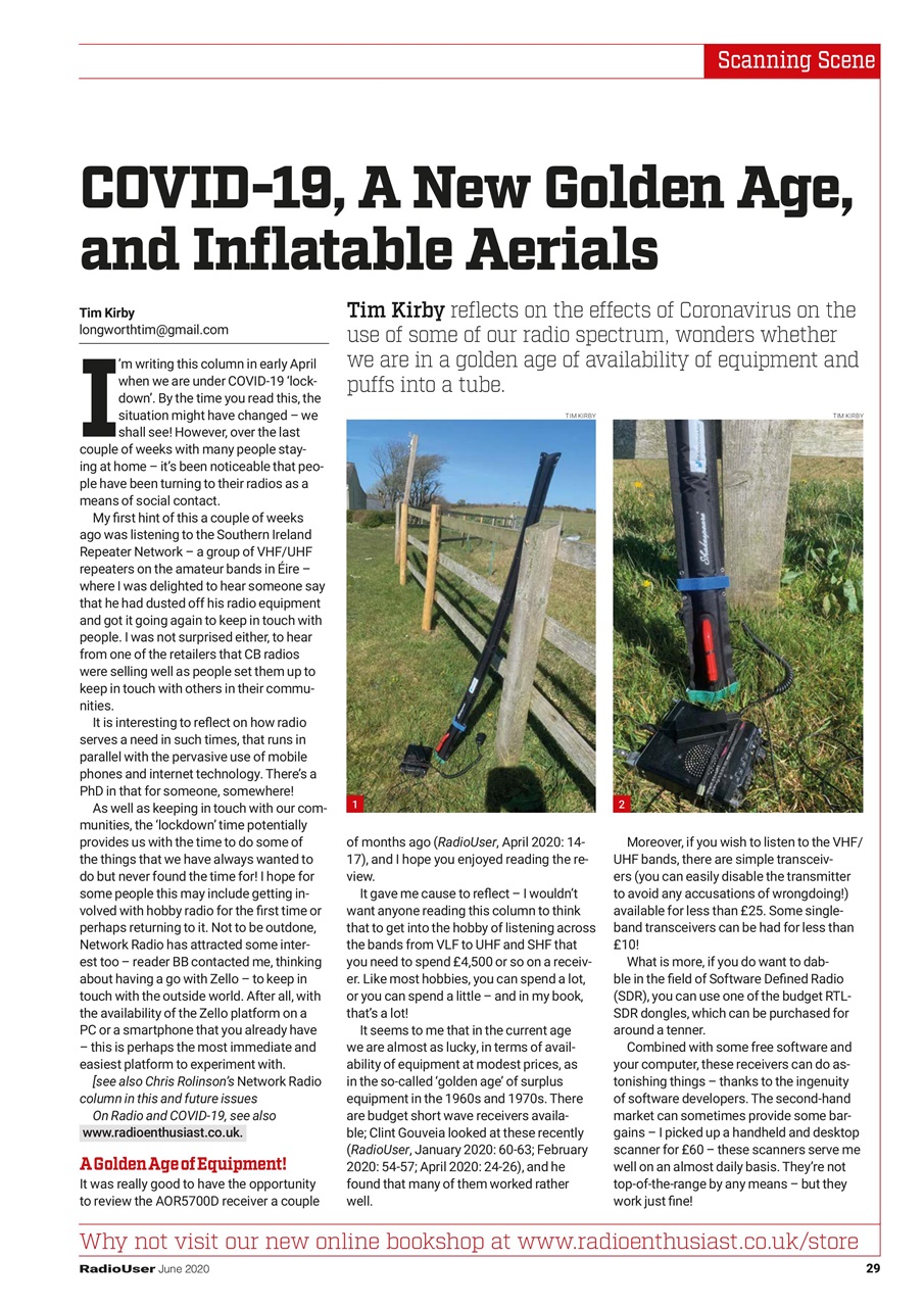 Radio User Preview Pages