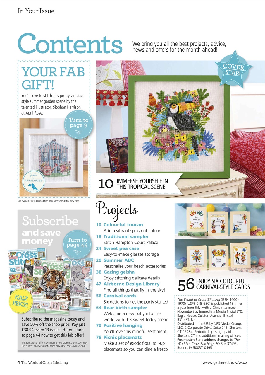 The World of Cross Stitching Preview Pages