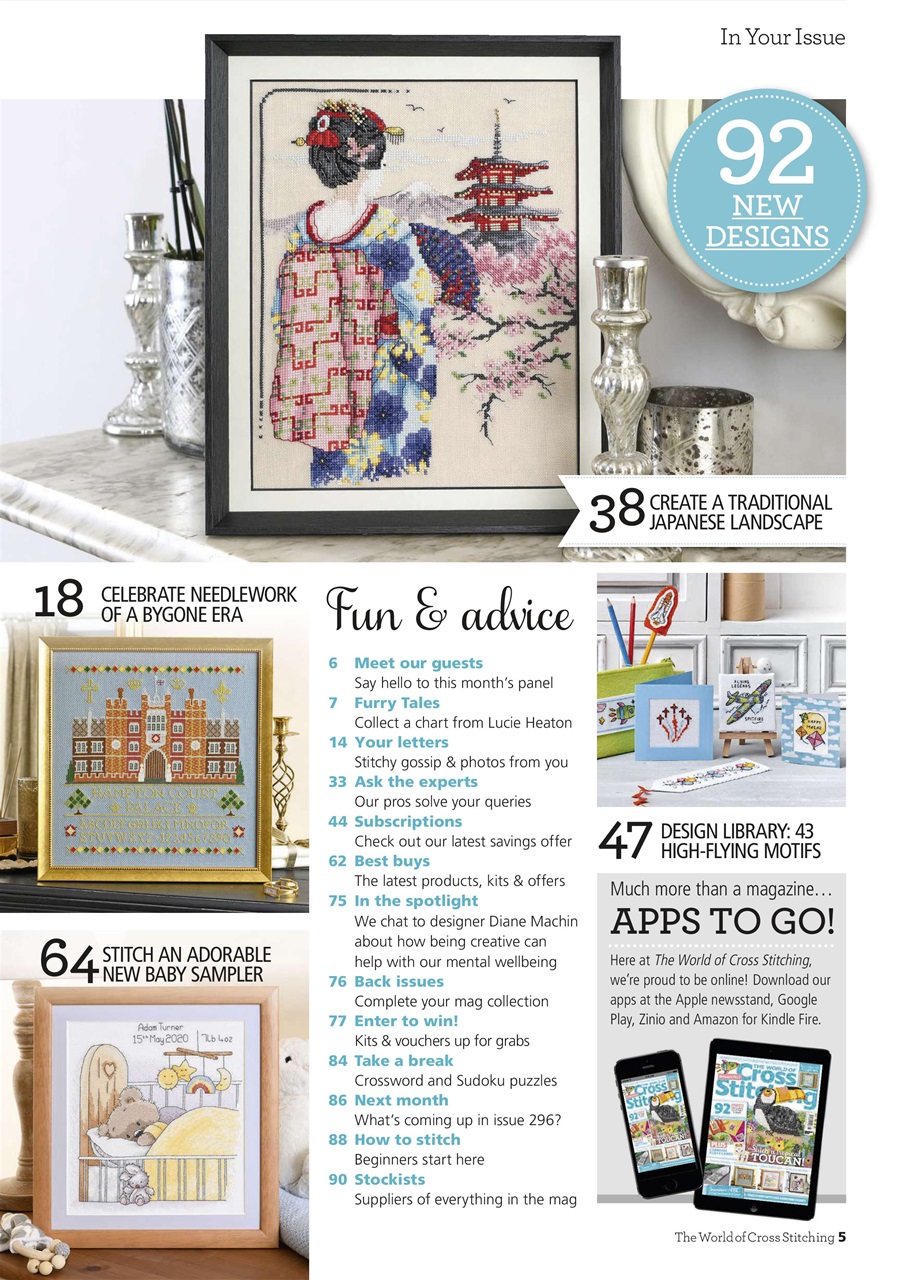 The World of Cross Stitching Preview Pages