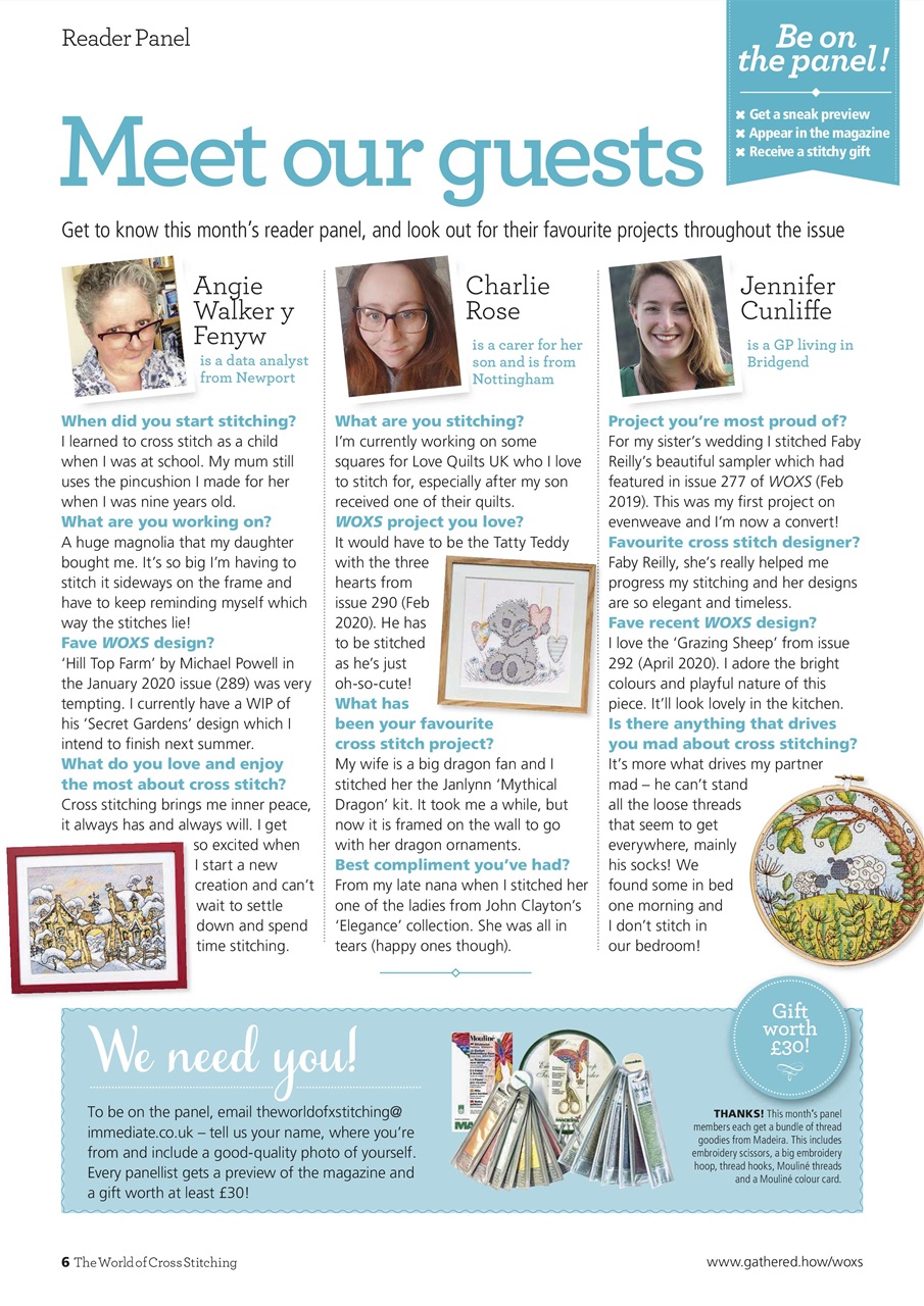 The World of Cross Stitching Preview Pages