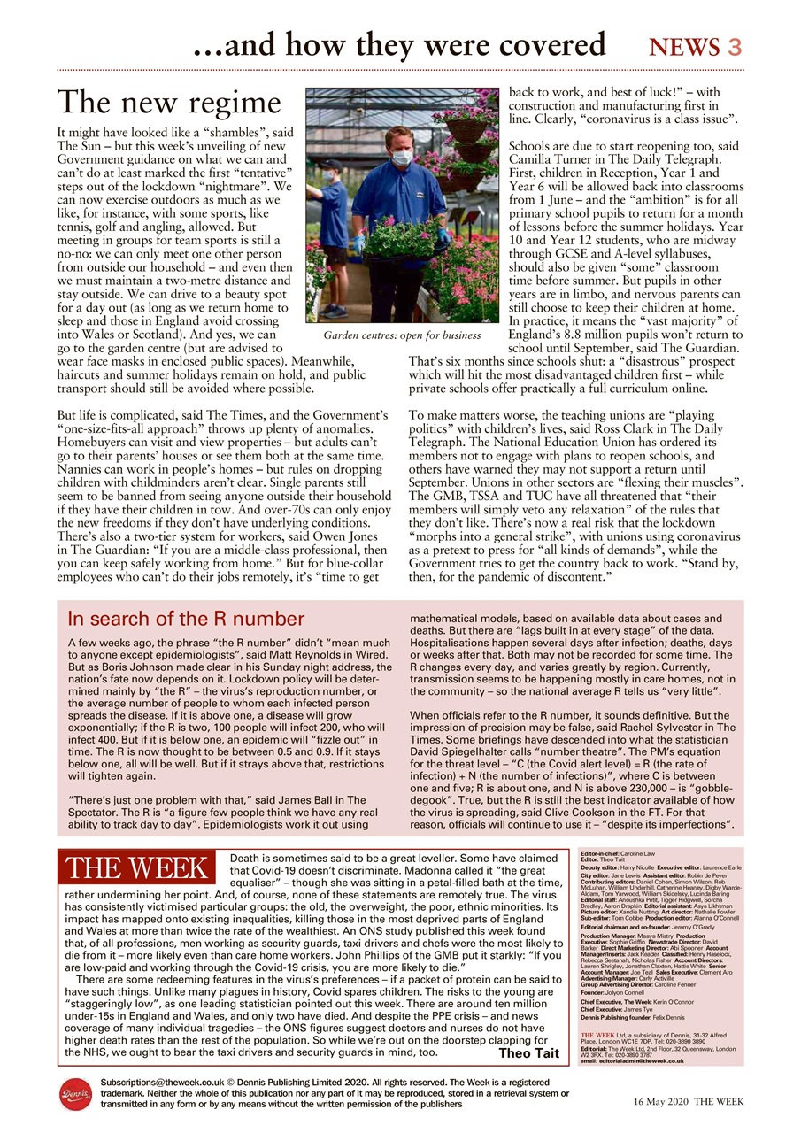 The Week Preview Pages