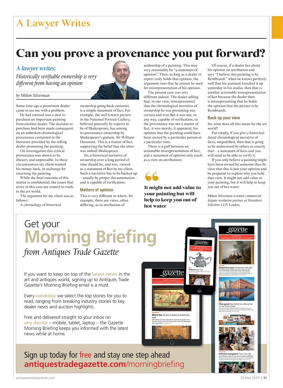 Antiques Trade Gazette Preview Pages