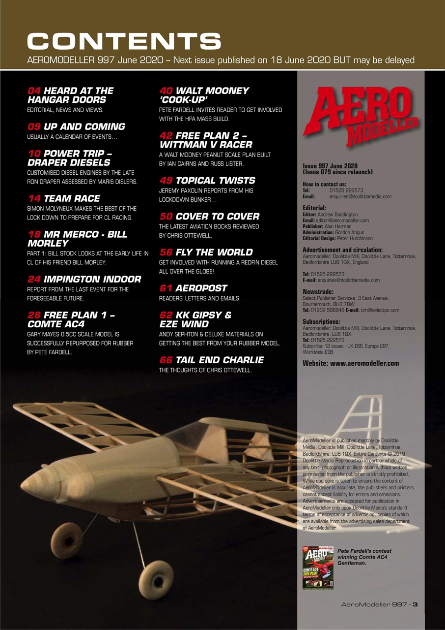 AeroModeller Preview Pages