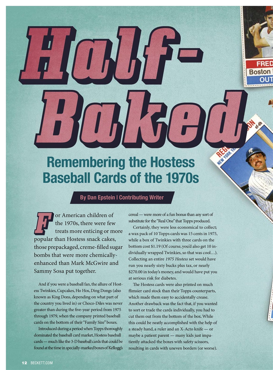 Beckett Baseball Magazine Preview Pages