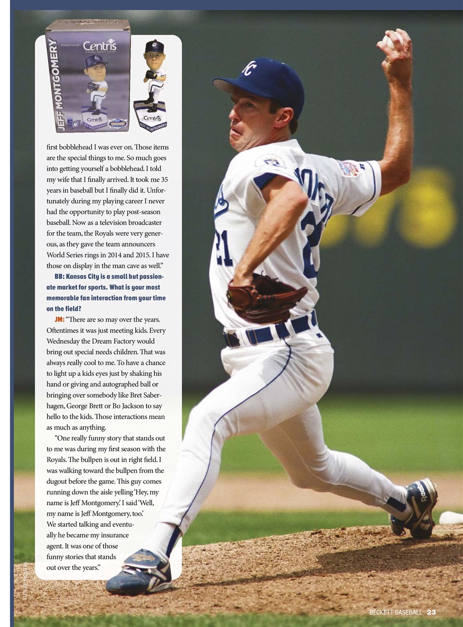 Beckett Baseball Magazine Preview Pages