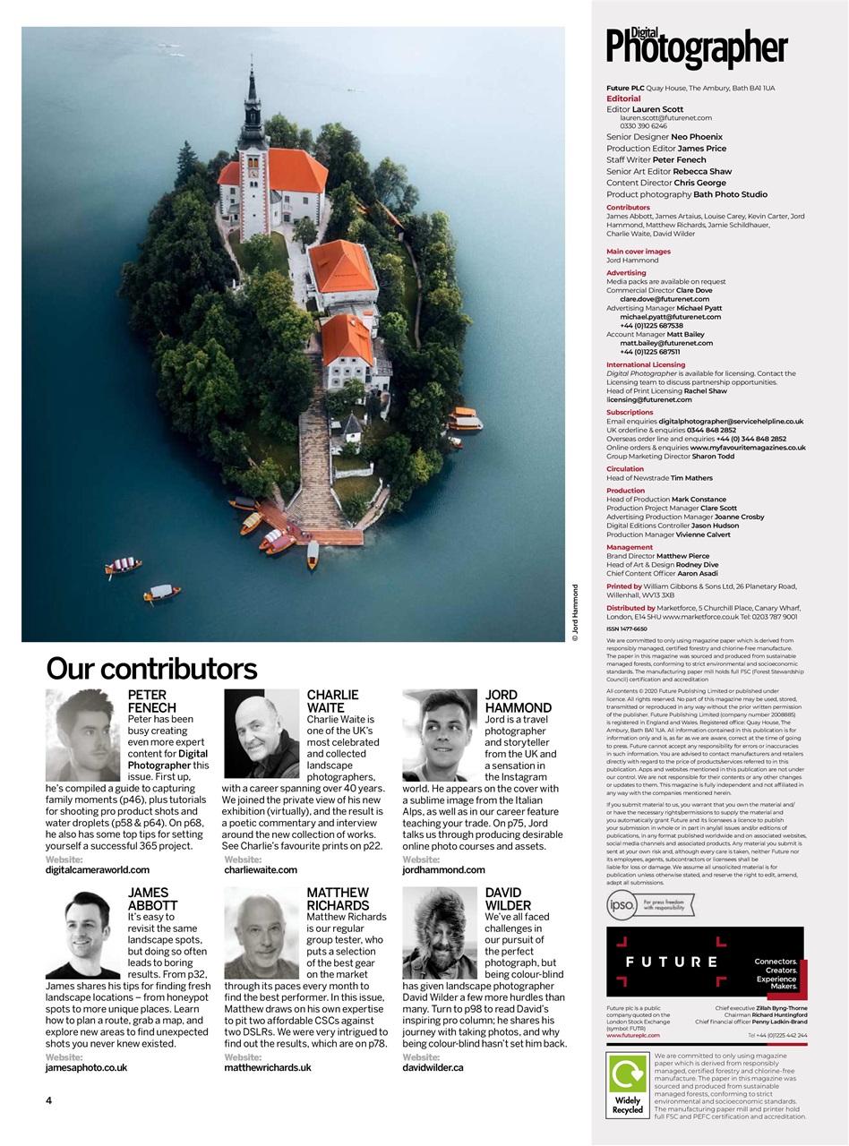 Digital Photographer Preview Pages