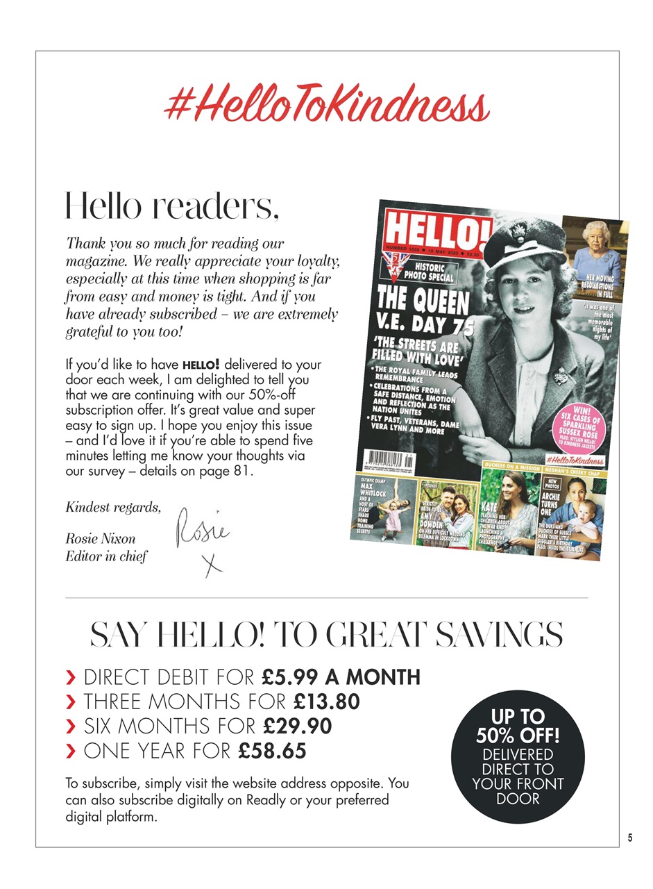 Hello! Magazine Preview Pages