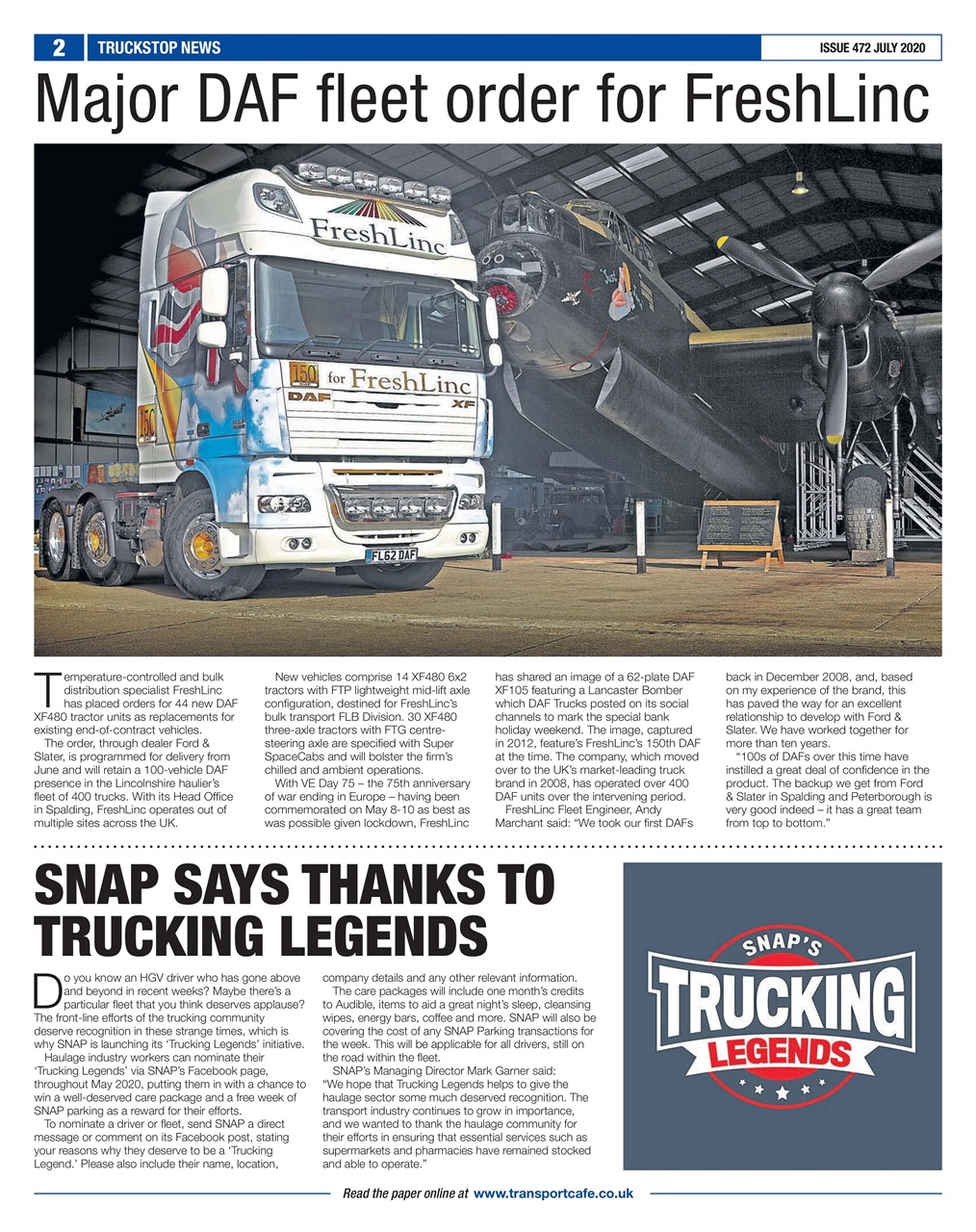 Truckstop News Preview Pages