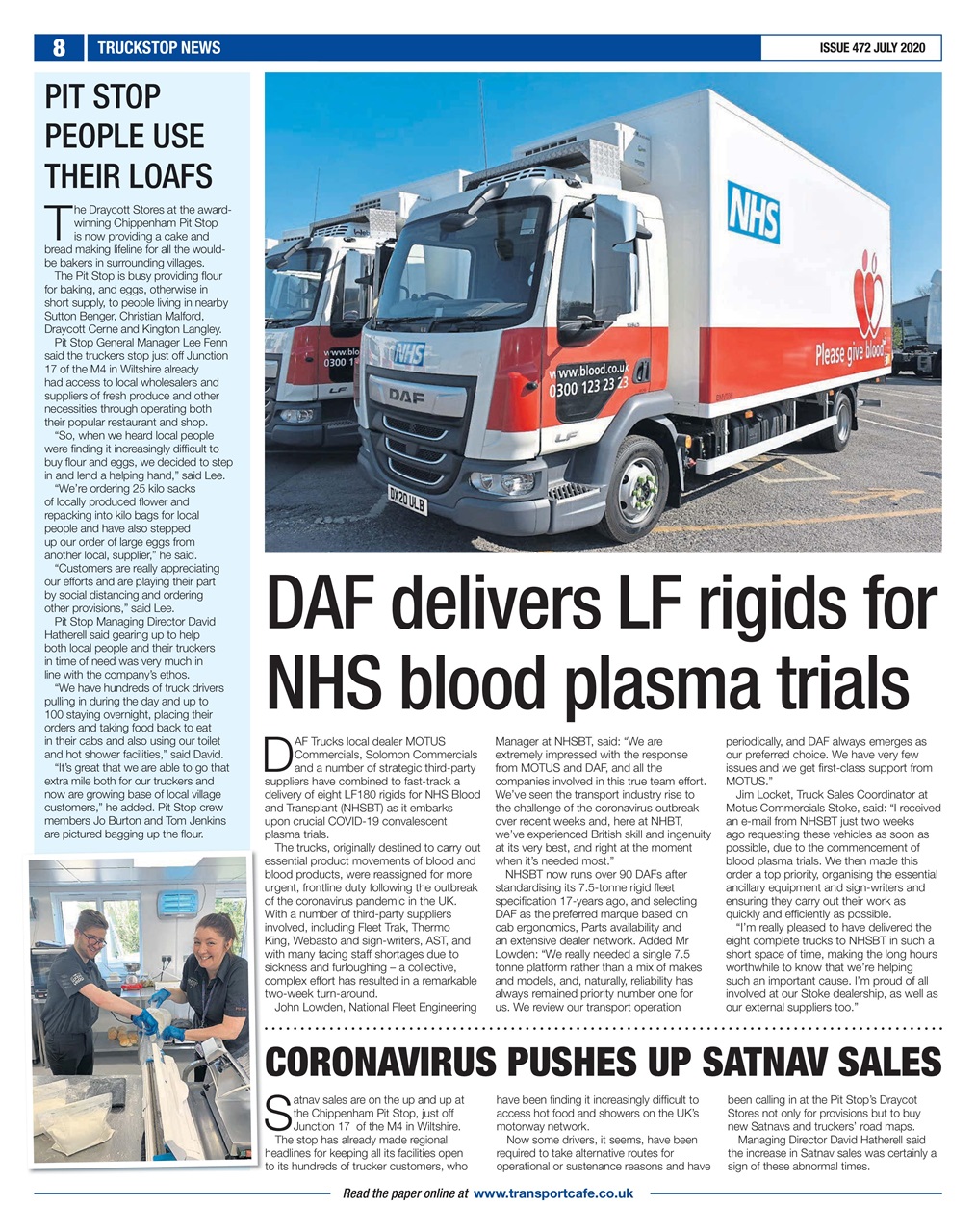 Truckstop News Preview Pages