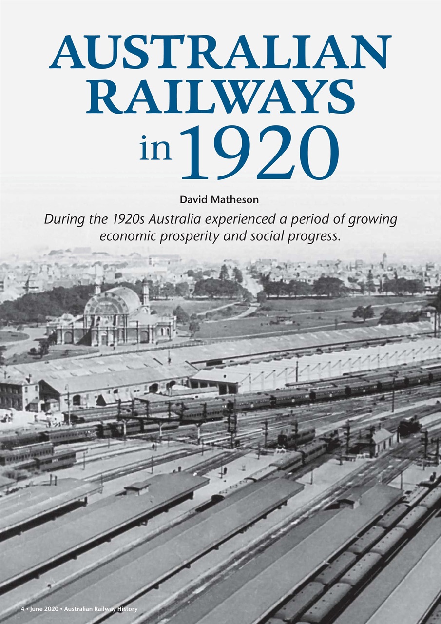 Australian Railway History Preview Pages