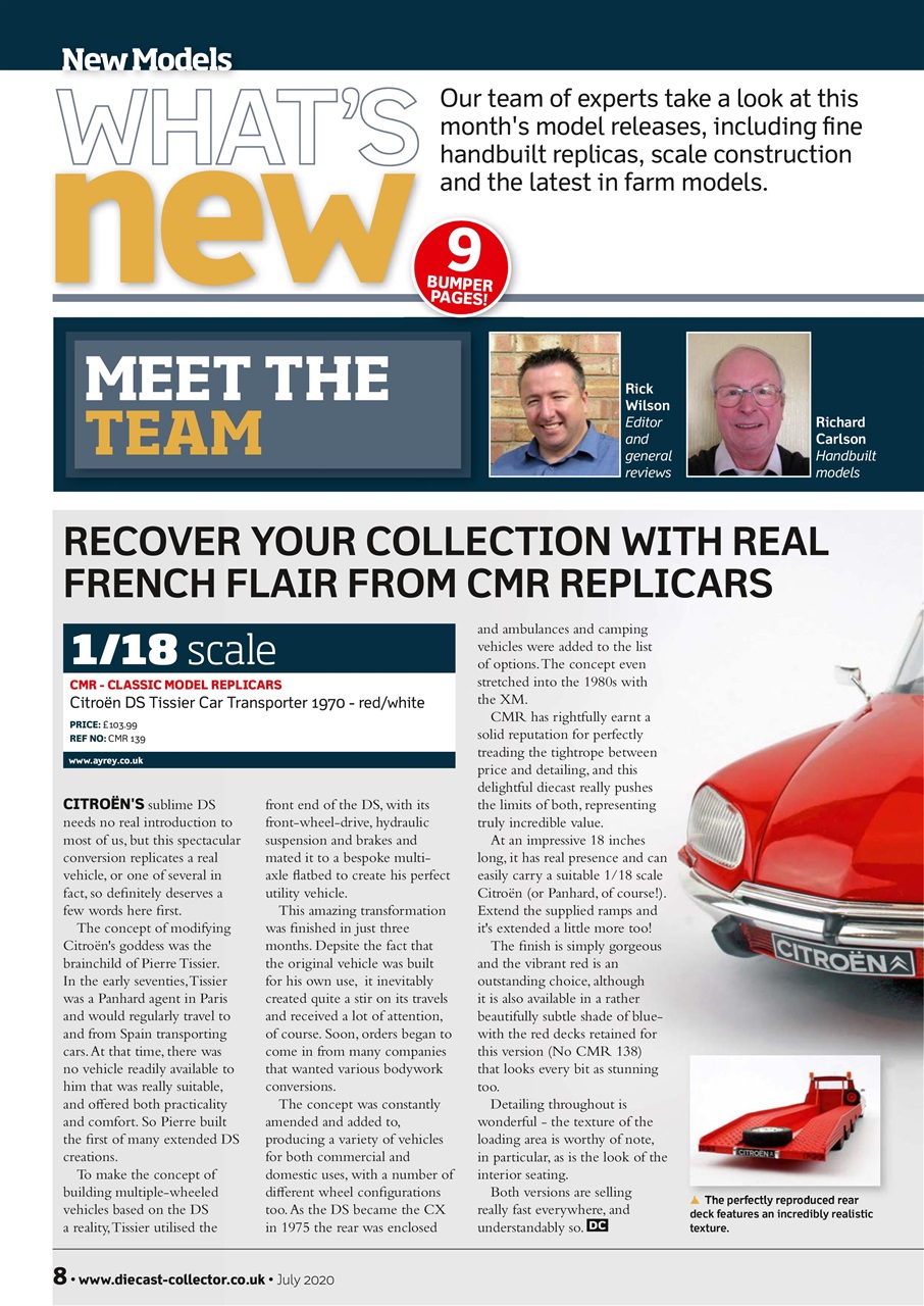 Diecast Collector Preview Pages