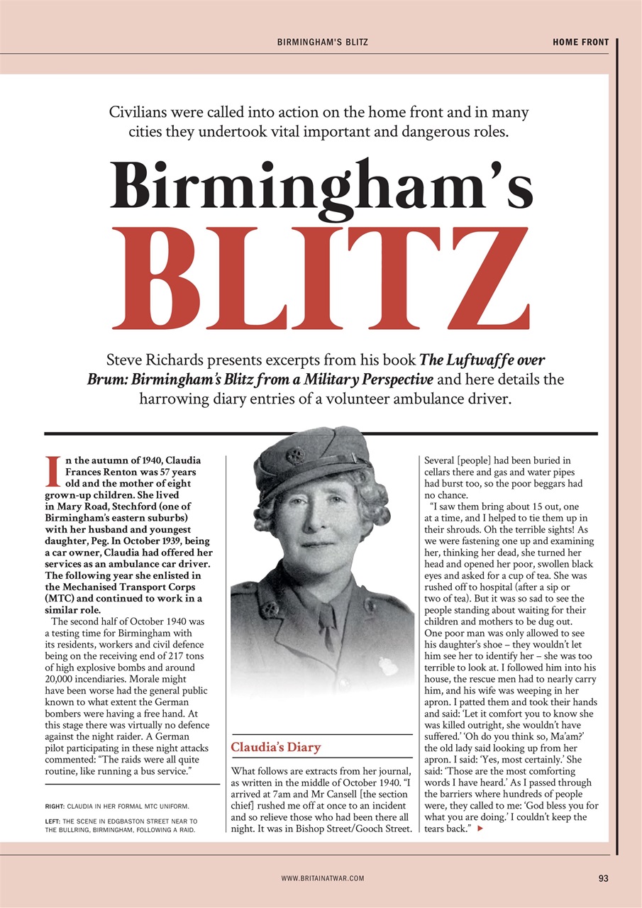 Britain at War Magazine Preview Pages