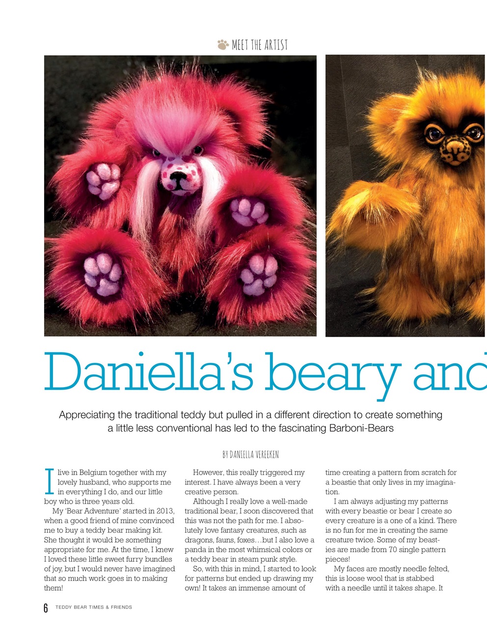 Teddy Bear Times Preview Pages