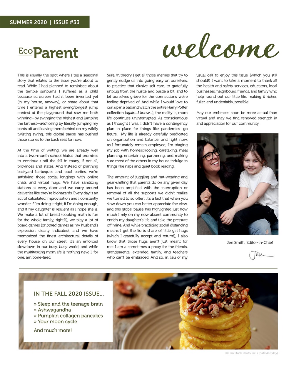 Ecoparent Magazine Preview Pages