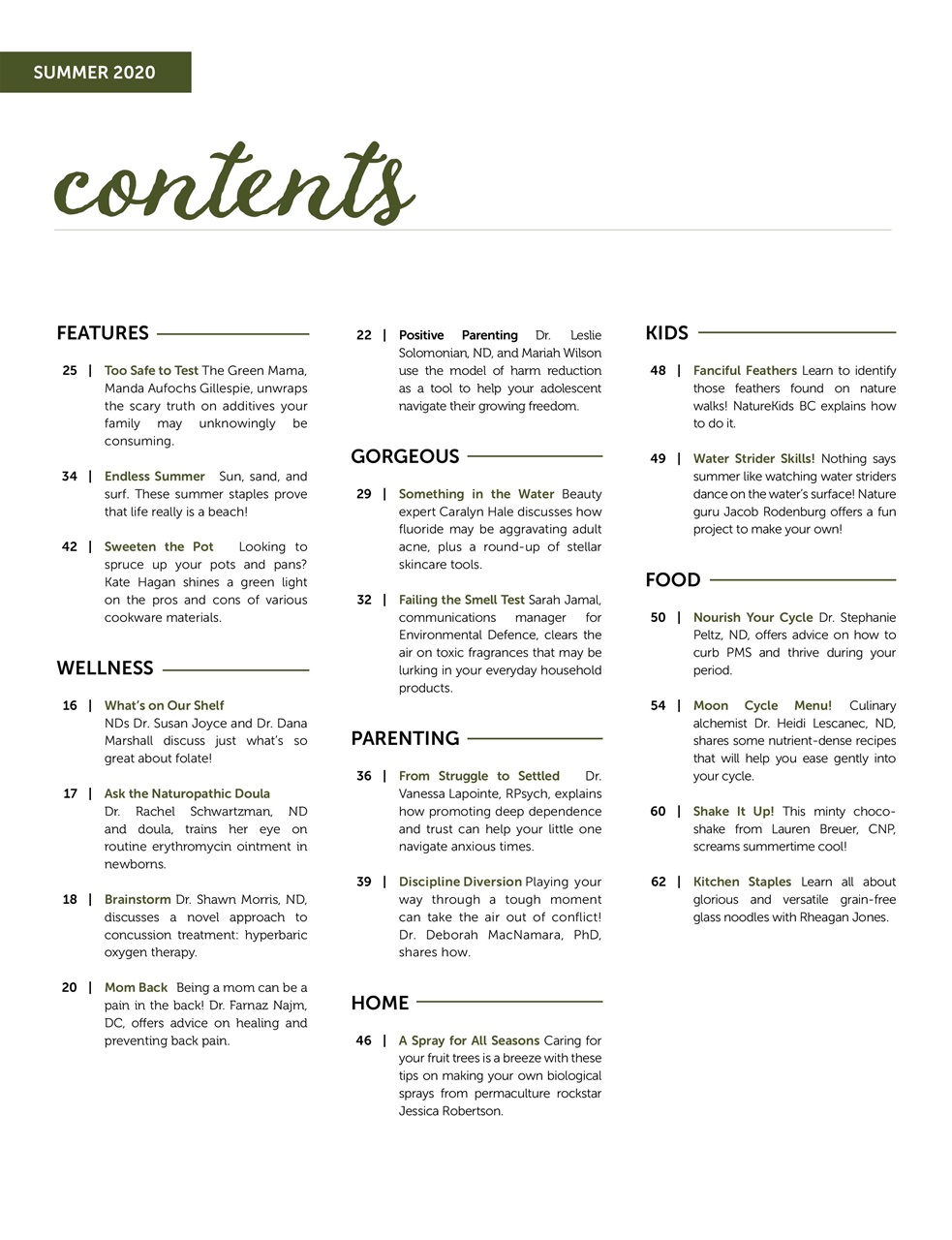 Ecoparent Magazine Preview Pages