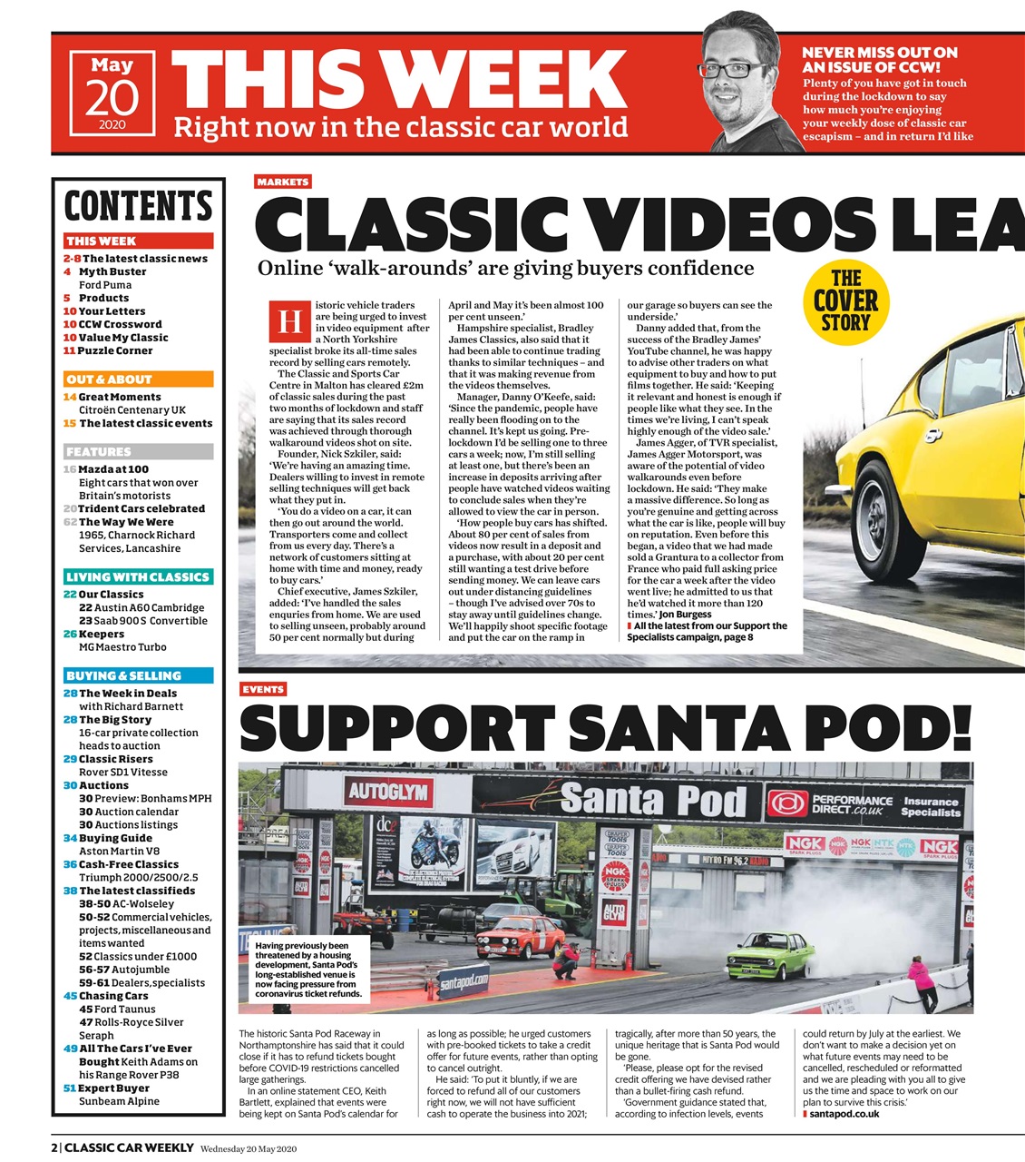 Classic Car Weekly Preview Pages