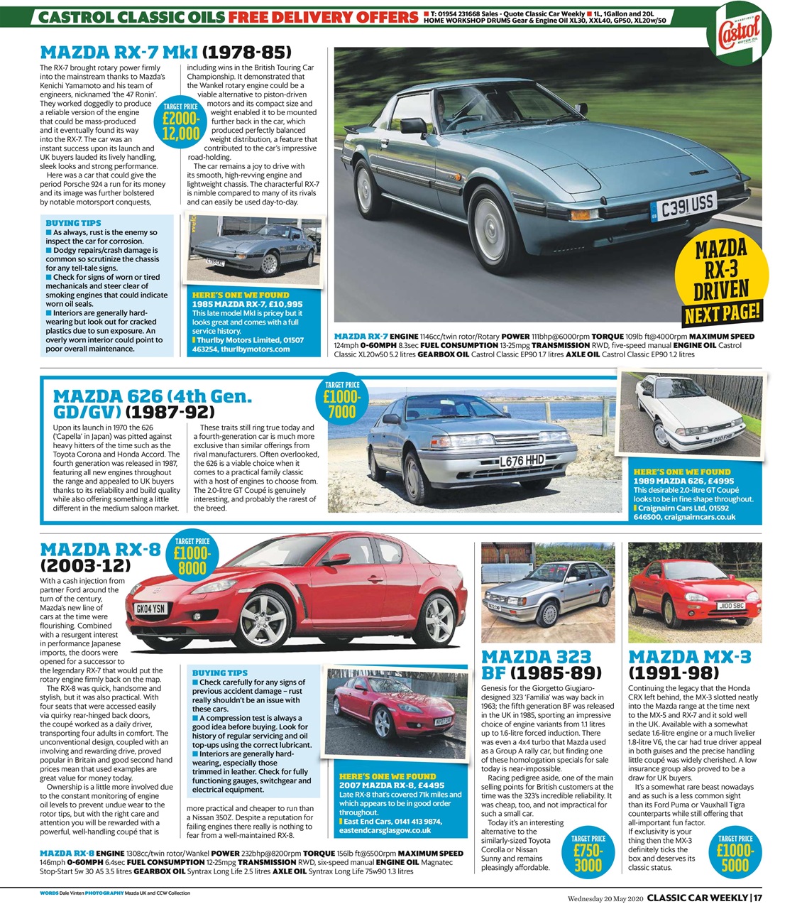 Classic Car Weekly Preview Pages