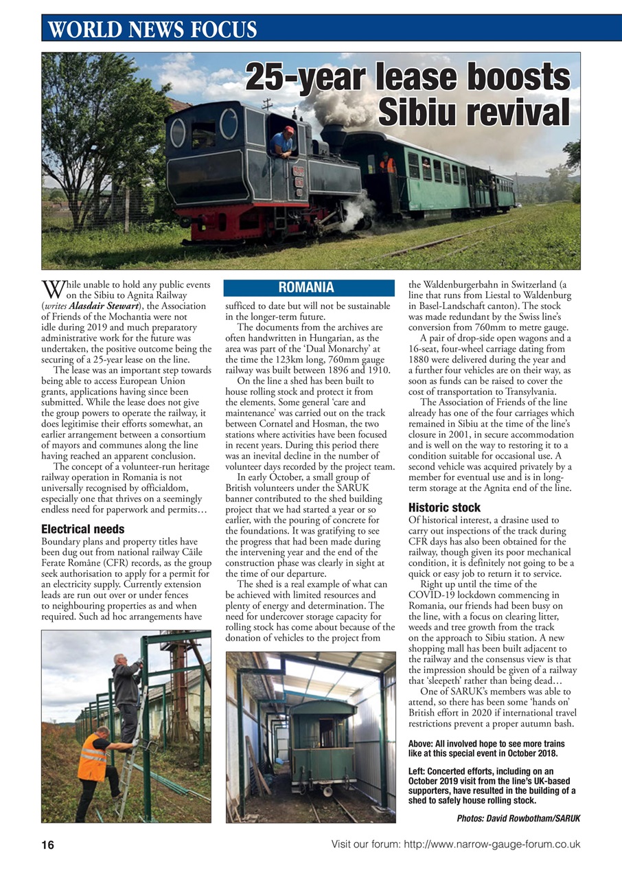 Narrow Gauge World Preview Pages