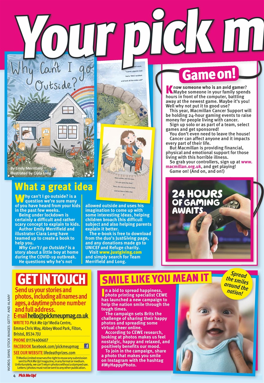 Pick Me Up Preview Pages