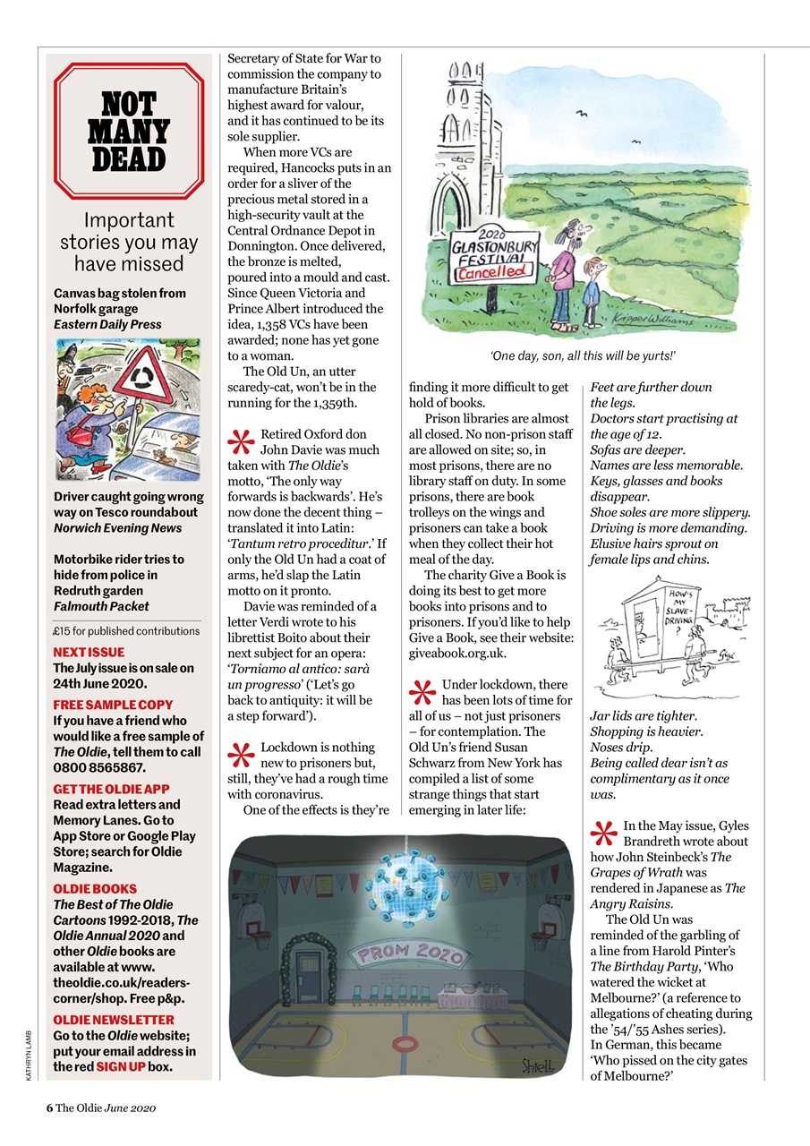 The Oldie Preview Pages