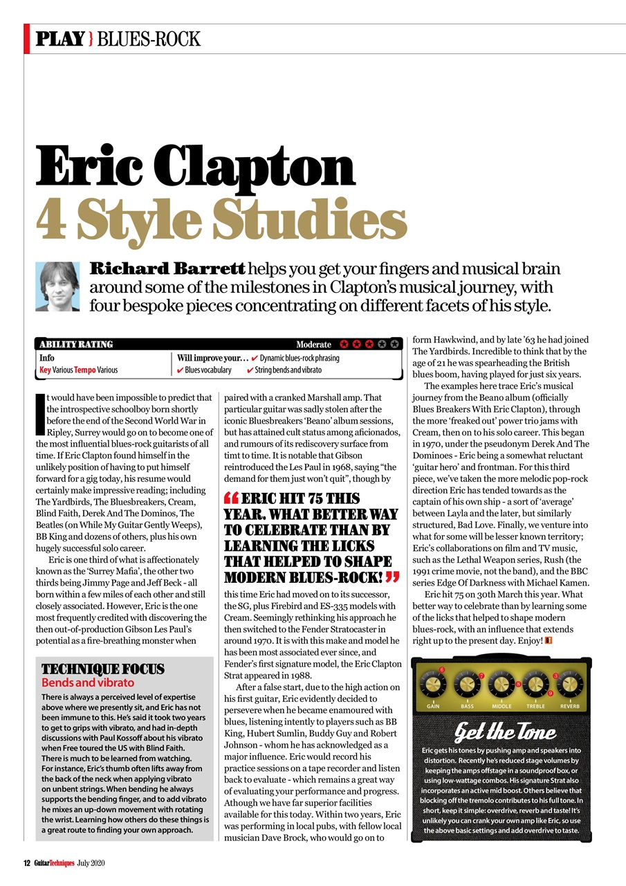 Guitar Techniques Preview Pages