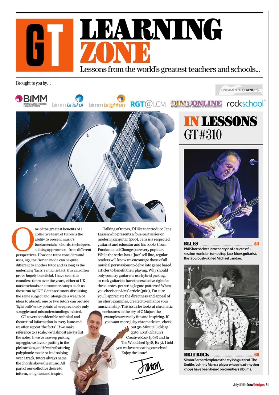 Guitar Techniques Preview Pages