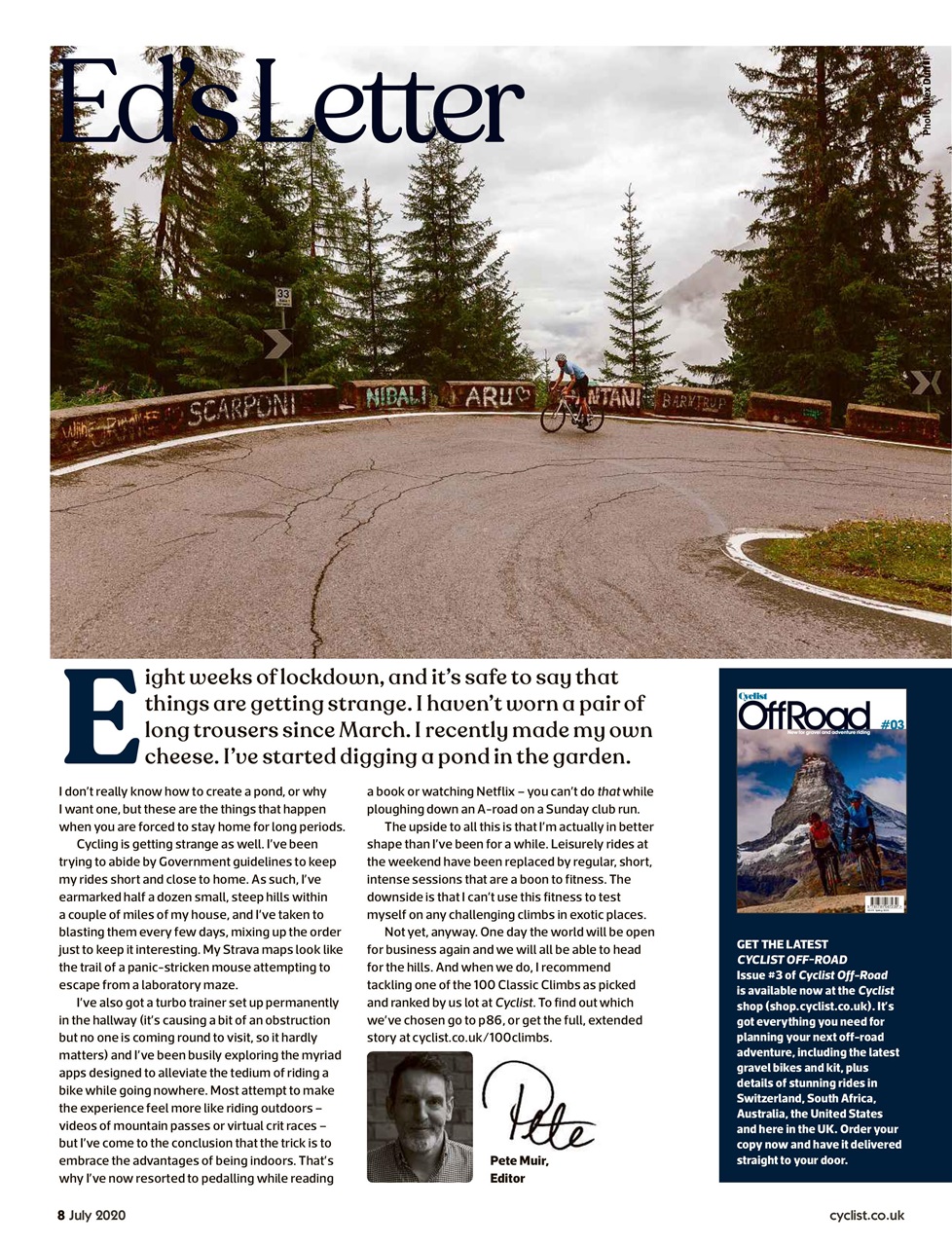 Cyclist Preview Pages