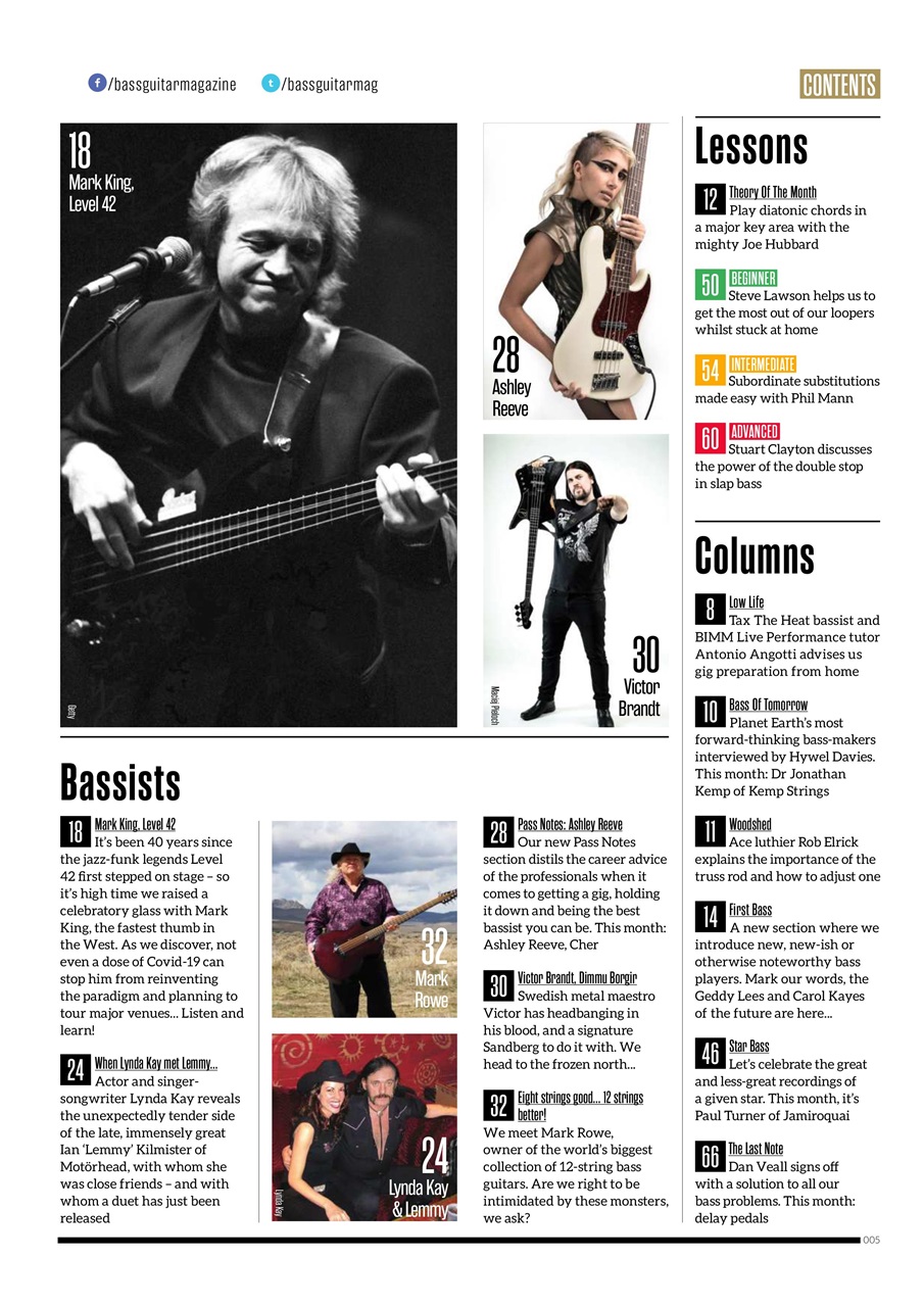 Bass Player UK Preview Pages