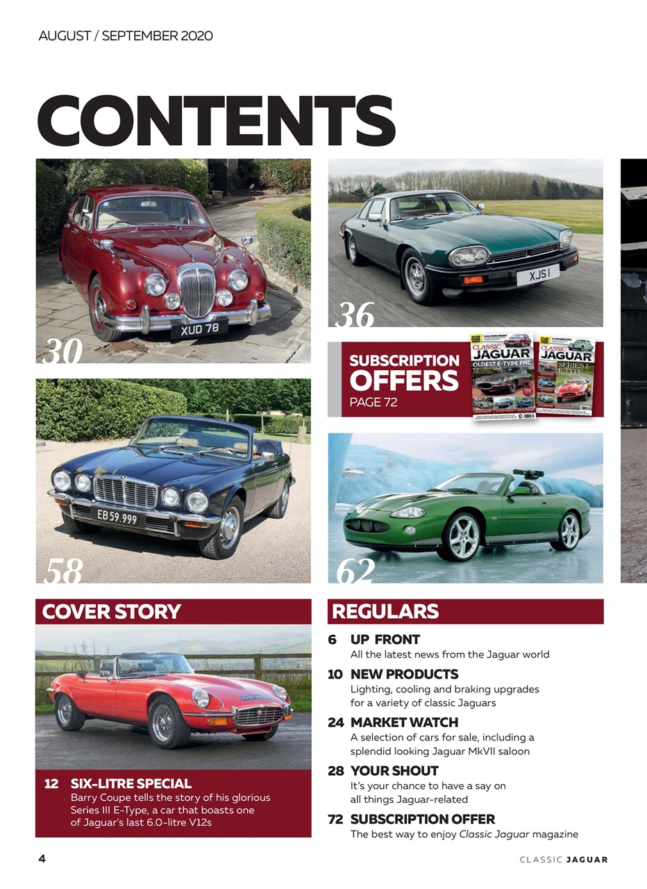 Classic Jaguar Preview Pages