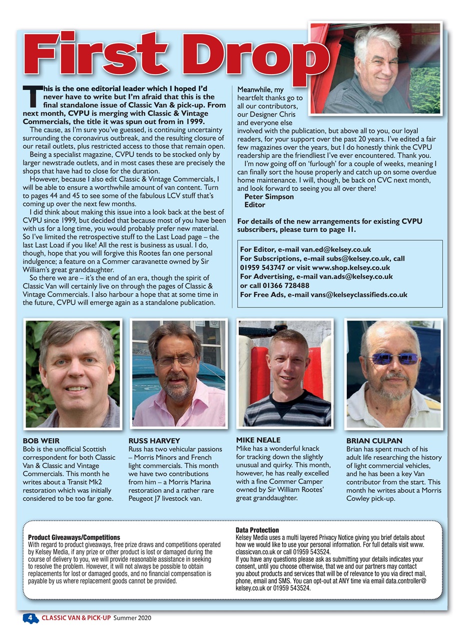 Classic Van & Pick-up Preview Pages