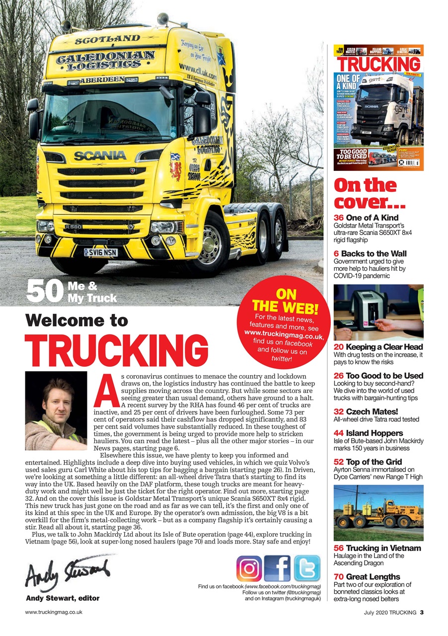 Trucking Magazine Preview Pages