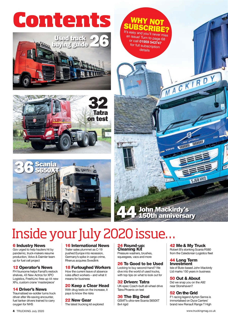 Trucking Magazine Preview Pages