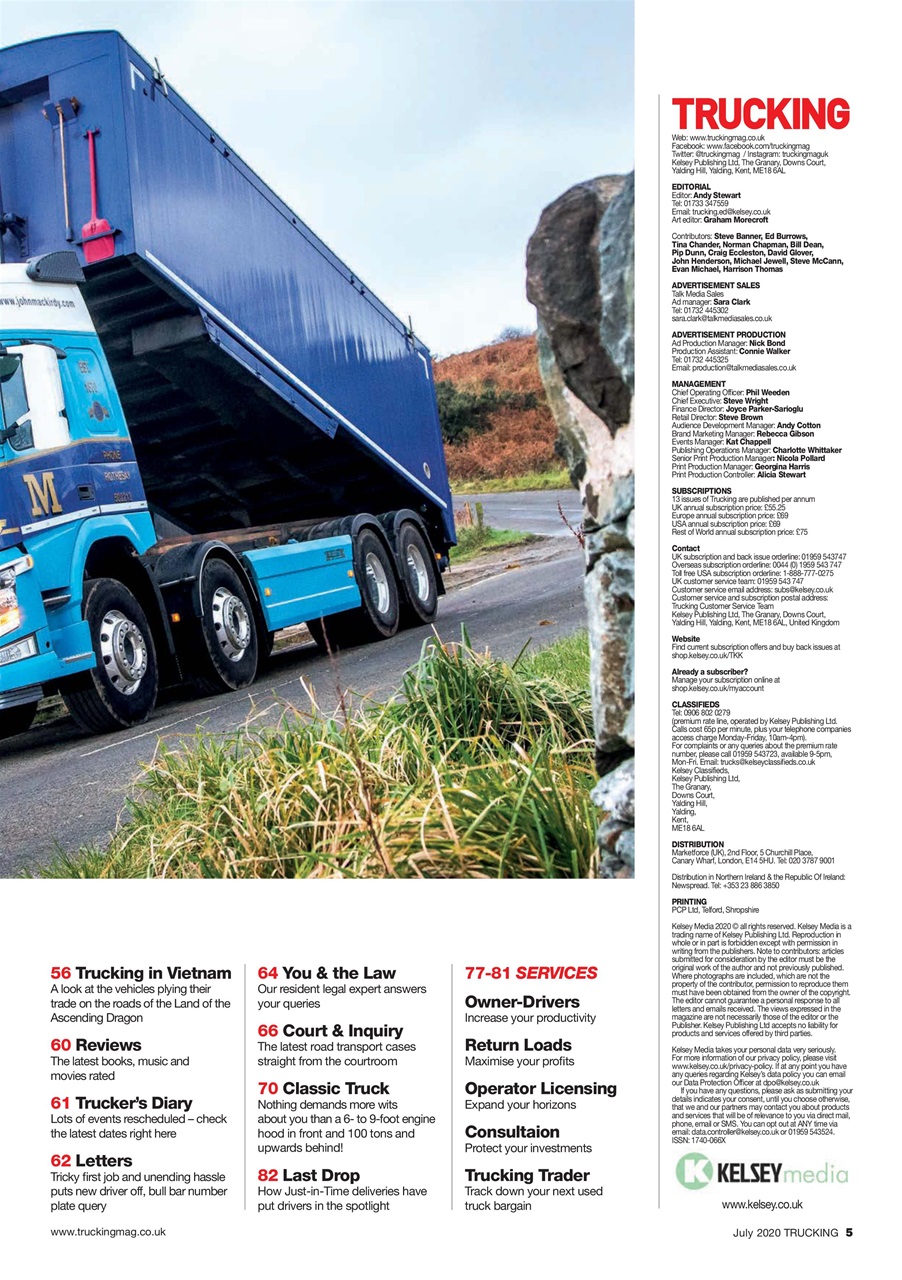 Trucking Magazine Preview Pages