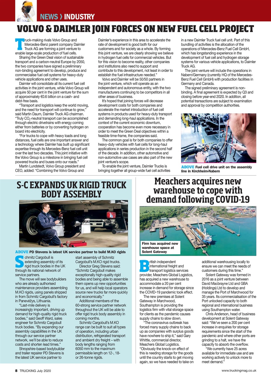 Trucking Magazine Preview Pages