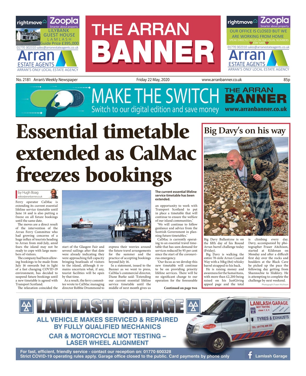 Arran Banner Preview Pages