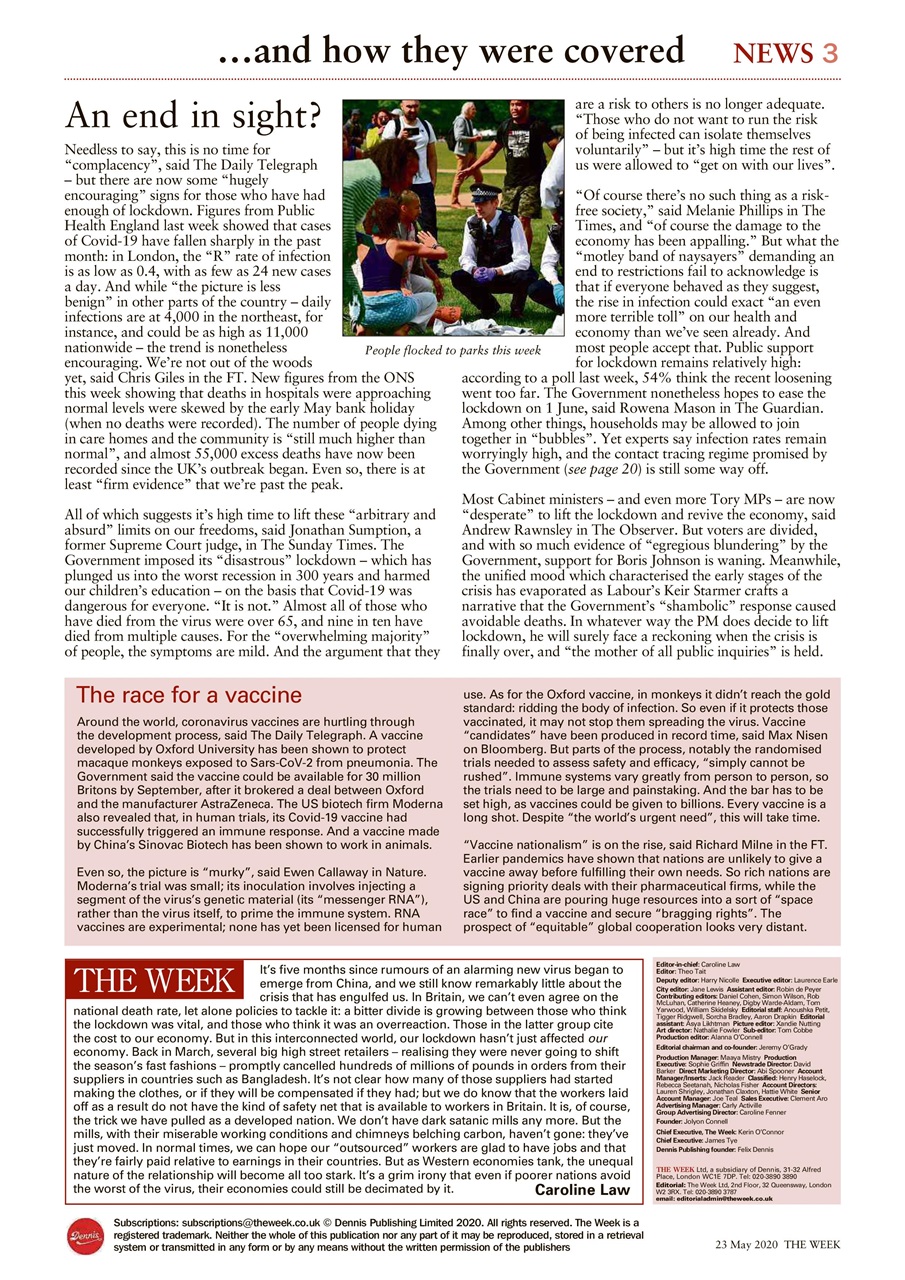 The Week Preview Pages