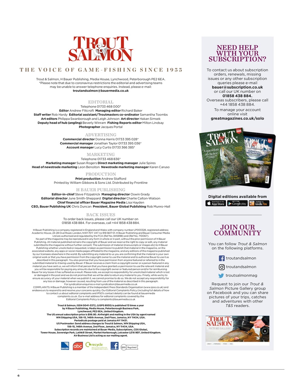 Trout & Salmon Preview Pages