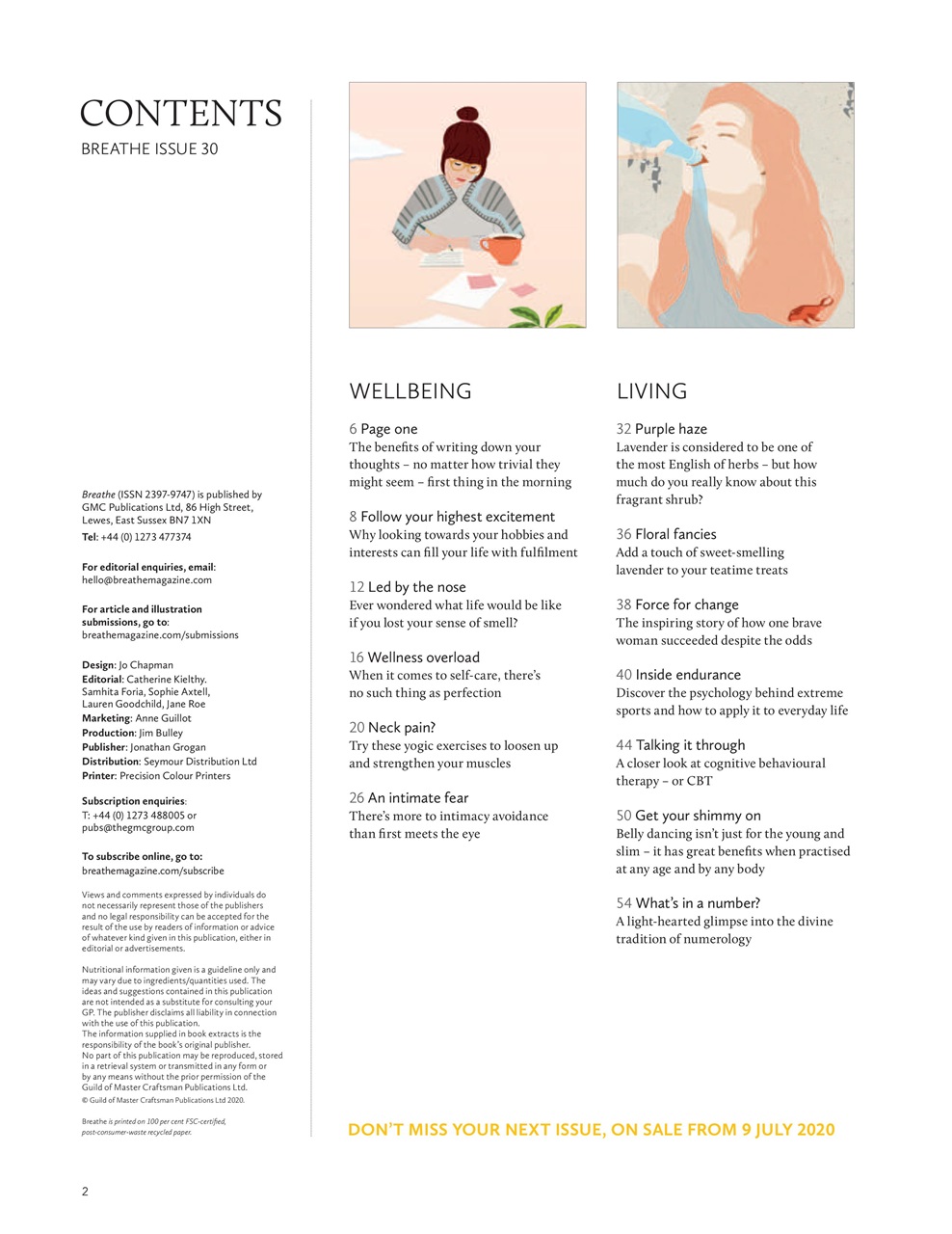 Breathe Preview Pages